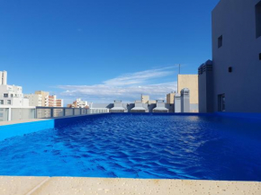 Departamento Sorken - cochera cubierta, terraza con parrilla y piscina